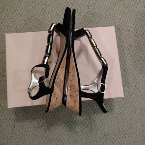 "HOST PICK" - NWOT - Black Jeweled Sandals by Alex Marie Sz 8.5 - Picture 6 of 14